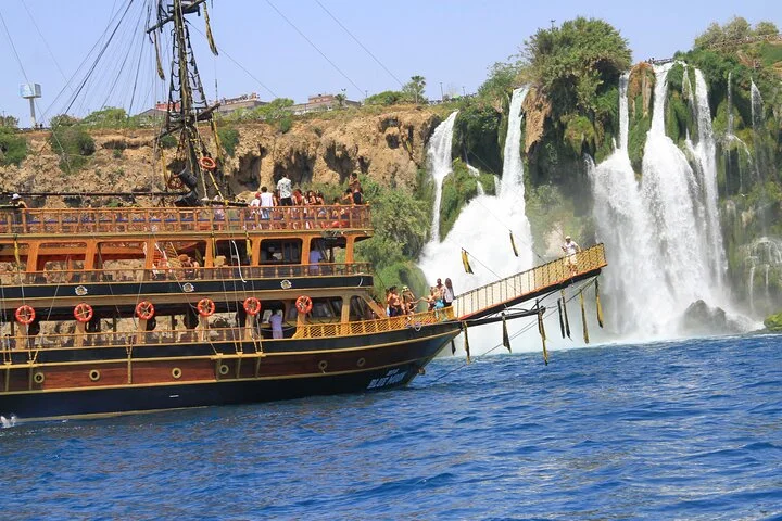 Antalya Pirate Boat Tour with Foam Party Soft Drinks & Transfer