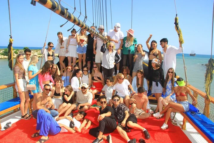 Antalya Pirate Boat Tour with Lunch & Free Soft Drinks