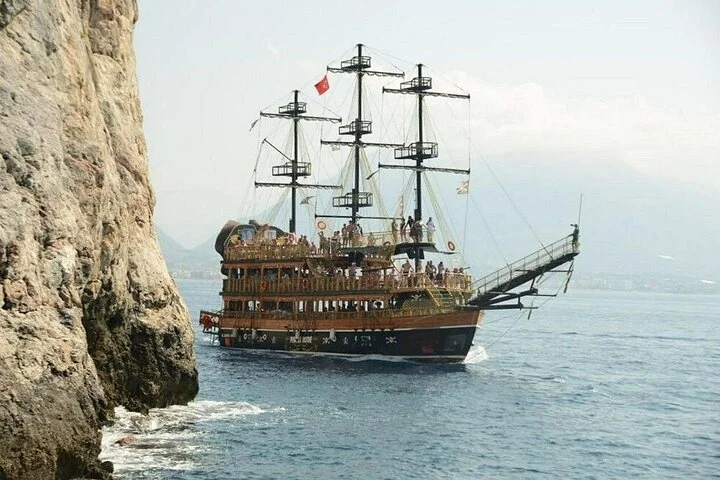 Antalya Pirate Boat Tour with Lunch & Free Soft Drinks