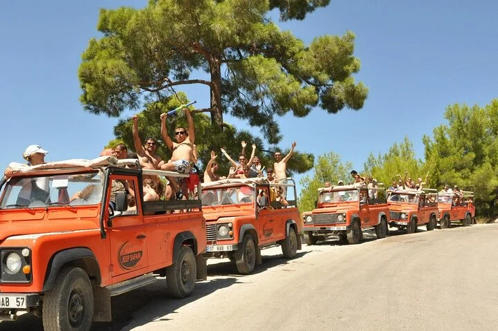 Antalya Rafting and Jeep Safari with Zip Line Combo Experience