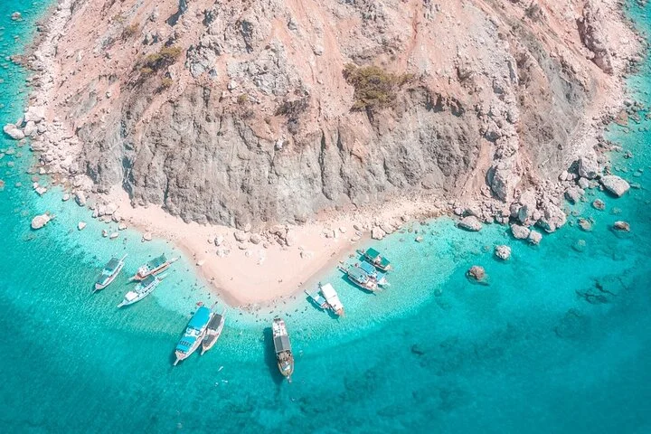 Antalya: Suluada Island Small Group Boat Trip with Lunch & Pickup