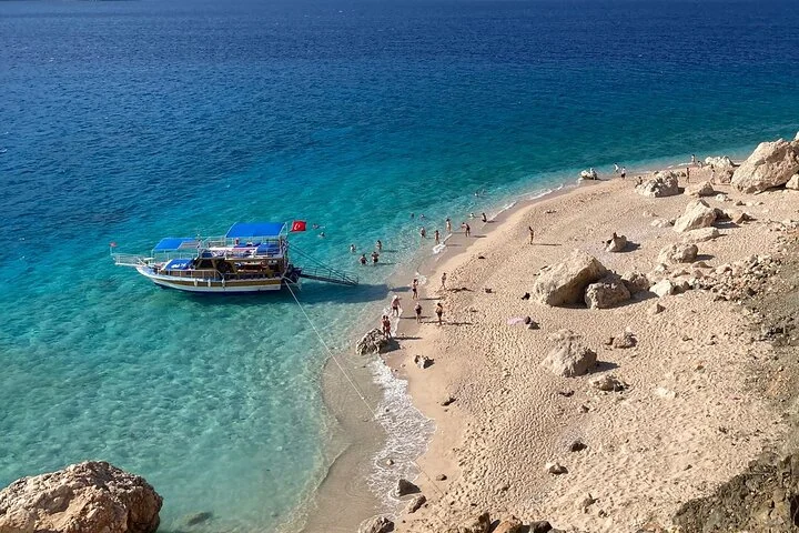 Antalya: Suluada Island Small Group Boat Trip with Lunch & Pickup