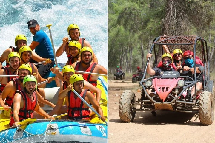 Antalya/Belek : Combo Rafting,Jeep&Buggy Safari ,Zipline(5 in 1 )