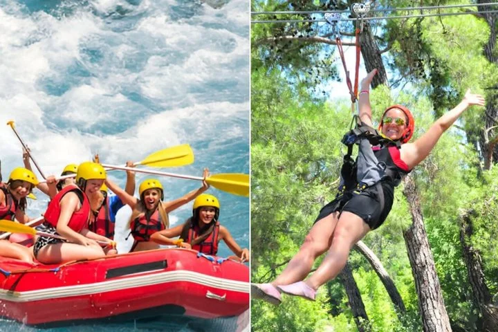 Antalya/Belek : Combo Rafting,Jeep&Buggy Safari ,Zipline(5 in 1 )