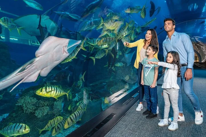 At the Top, Burj Khalifa + Dubai Aquarium