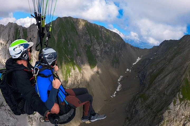 Baptism in Paragliding in La Clusaz