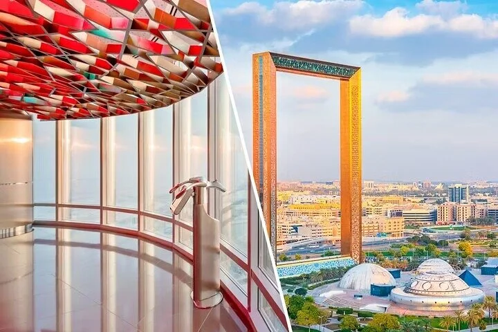 Burj Khalifa at the Top + Dubai Frame Tickets