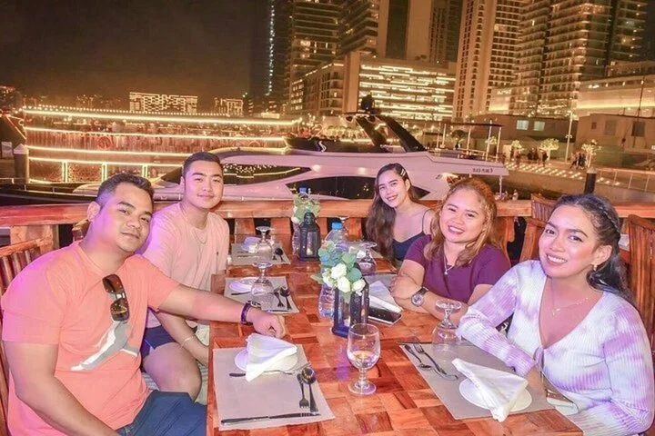 Burj Khalifa At the Top Ticket With Marina Dhow Cruise Dinner Dubai