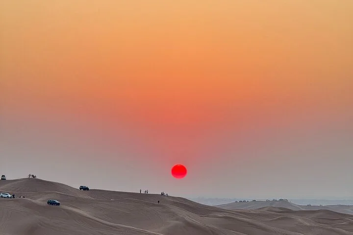 Camel Ride with Sand Boarding at Red Dunes