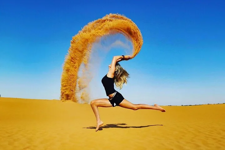 Can-Am Buggy Lahbab: 30/60 Min Camel Ride Sandboard Falcon Photo