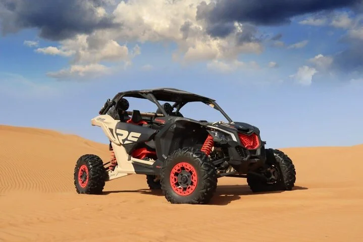 Can-Am Buggy Lahbab: 30/60 Min Camel Ride Sandboard Falcon Photo