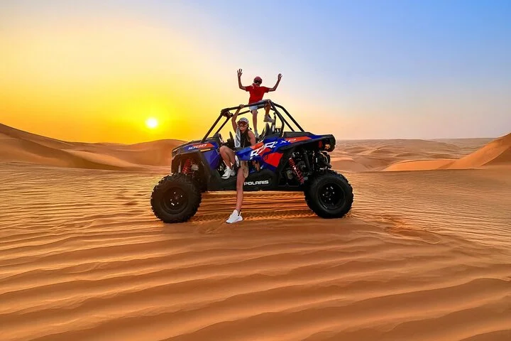 Can-Am Buggy Lahbab: 30/60 Min Camel Ride Sandboard Falcon Photo