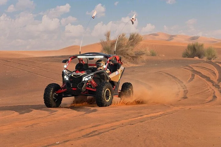 Can-Am Buggy Lahbab: 30/60 Min Camel Ride Sandboard Falcon Photo