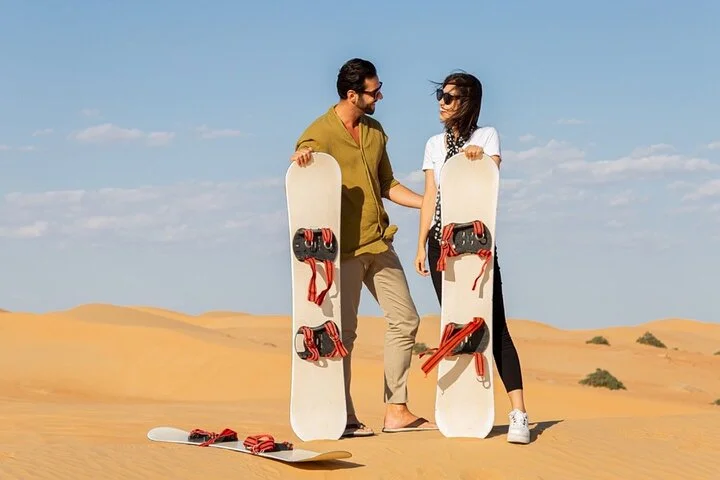 Can-Am Buggy Lahbab: 30/60 Min Camel Ride Sandboard Falcon Photo