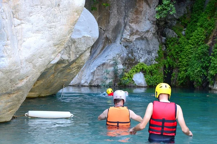 Canyoning and Rafting Adventure incl. Lunch from Alanya