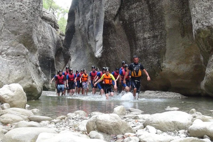 Canyoning and Rafting Adventure incl. Lunch from Alanya