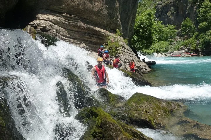 Canyoning and Rafting Adventure incl. Lunch from Alanya