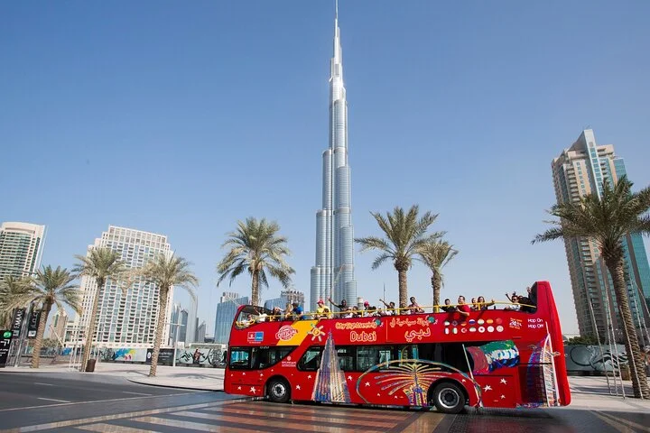 City Sightseeing Dubai HOHO Bus Tour, Dhow Cruise & Aquaventure