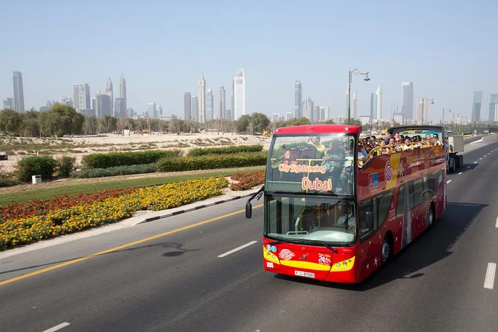 City Sightseeing Dubai HOHO Bus Tour, Dhow Cruise & Aquaventure