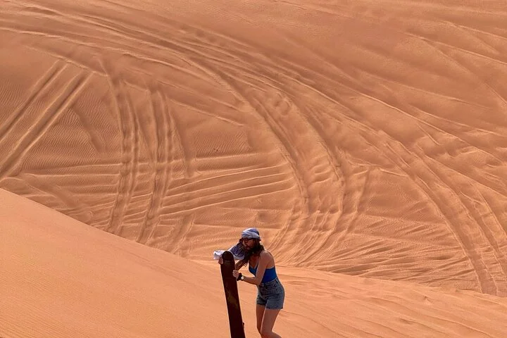 Customized Dubai Morning Desert Safari Dune Bashing Sandboarding