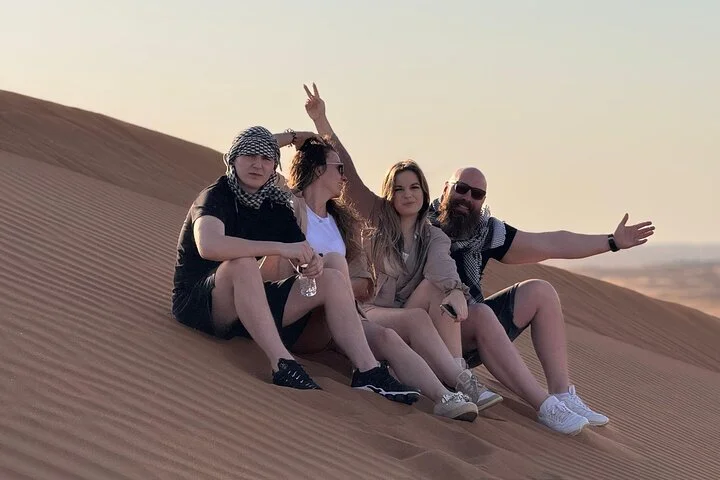Customized Dubai Morning Desert Safari Dune Bashing Sandboarding