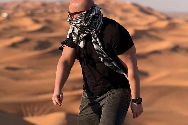 Customized Dubai Morning Desert Safari Dune Bashing Sandboarding