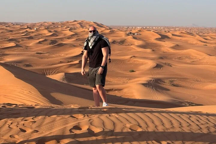 Customized Dubai Morning Desert Safari Dune Bashing Sandboarding