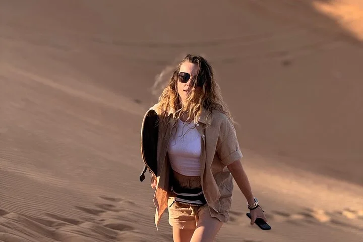 Customized Dubai Morning Desert Safari Dune Bashing Sandboarding