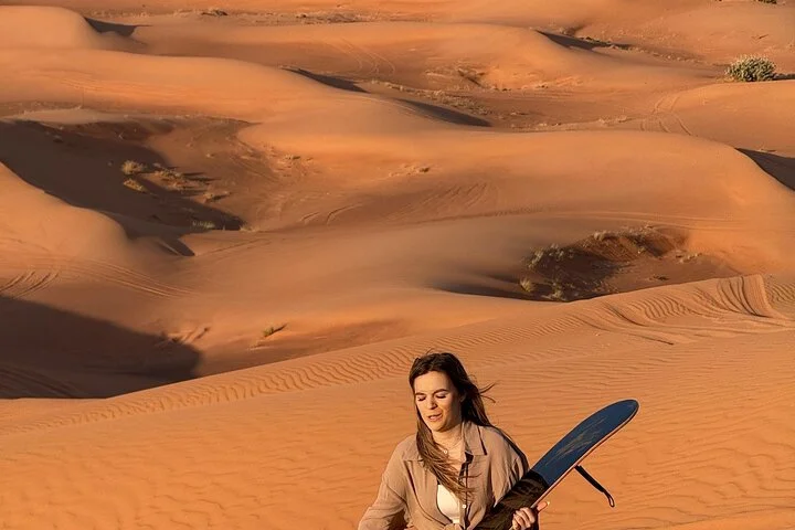 Customized Dubai Morning Desert Safari Dune Bashing Sandboarding