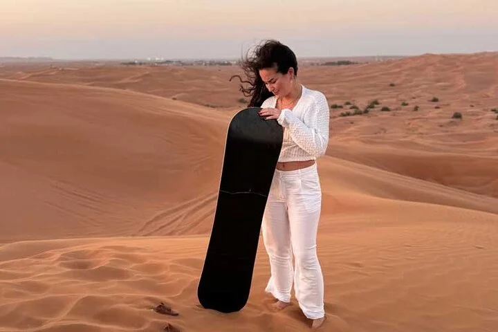 Customized Dubai Morning Desert Safari Dune Bashing Sandboarding