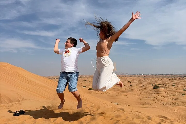 Customized Dubai Morning Desert Safari Dune Bashing Sandboarding