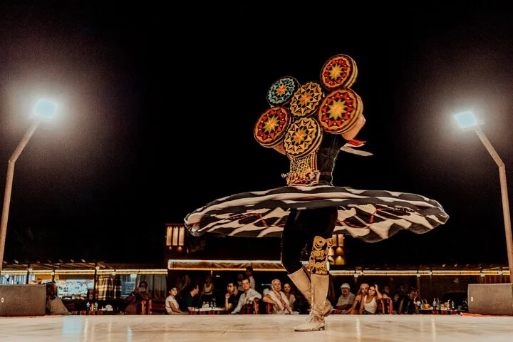 Deluxe Sunset Desert Safari: SandSurfing, Camel Ride & BBQ dinner