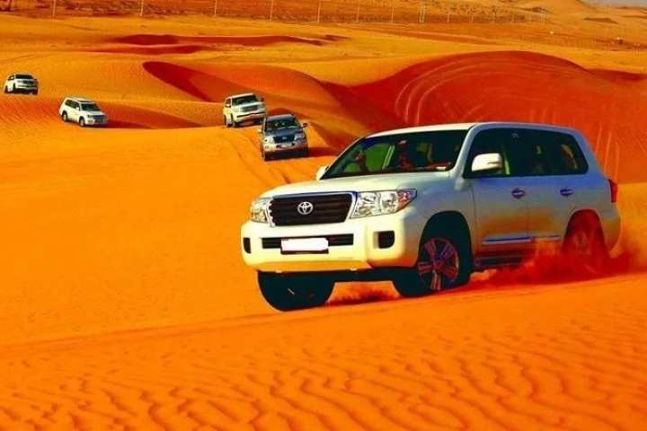 Desert Safari 4x4 Dunes, Camel Riding, BBQ & Live Shows