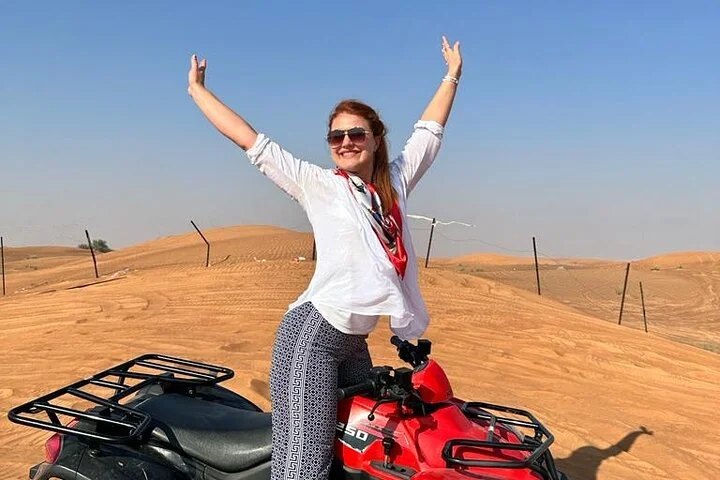 Desert Safari, 60-Min Self-drive ATV, Camel ride, Shows, Dinner