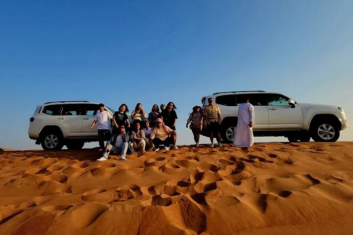 Desert Safari Adventures: Dune Bashing, Camel Rides, and BBQ,
