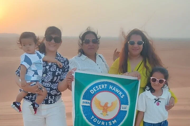 Desert Safari Adventures: Dune Bashing, Camel Rides, and BBQ,