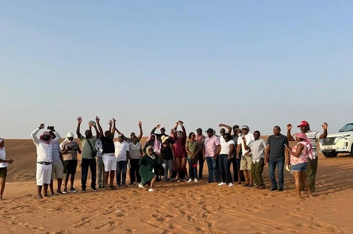 Desert Safari Adventures: Dune Bashing, Camel Rides, and BBQ,