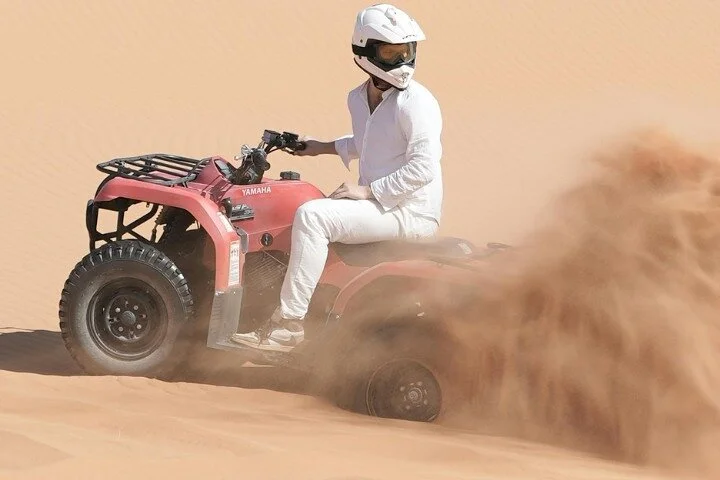 Desert Safari Dubai: Quad Bike, Camel Ride, BBQ Dinner & More