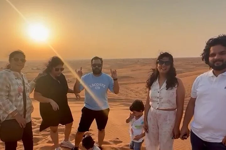 Desert Safari Quad Bike and Camel Experience with BBQ Dinner