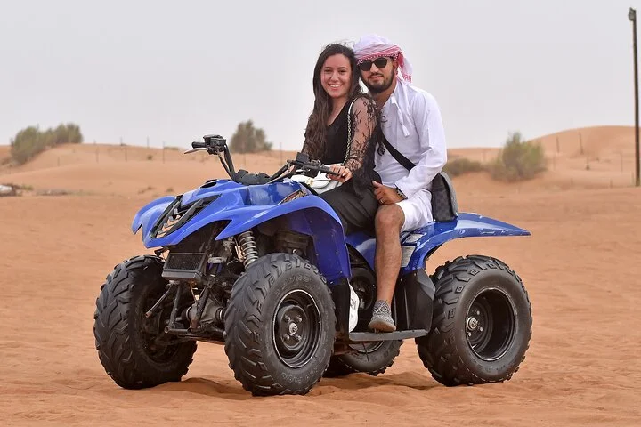 Desert Safari, Quad Biking (30 mins) & VIP BBQ Dinner Experience