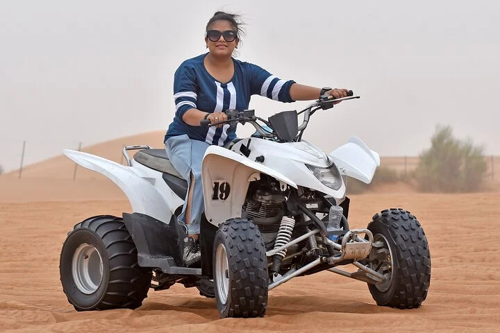 Desert Safari, Quad Biking (30 mins) & VIP BBQ Dinner Experience