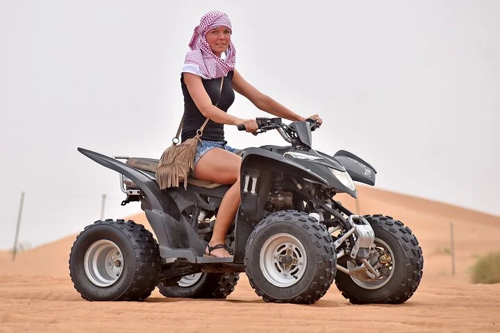 Desert Safari, Quad Biking (30 mins) & VIP BBQ Dinner Experience