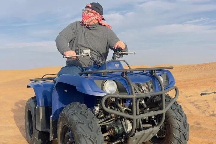 Desert Safari, Quad Biking (30 mins) & VIP BBQ Dinner Experience