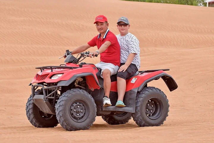 Desert Safari, Quad Biking (30 mins) & VIP BBQ Dinner Experience
