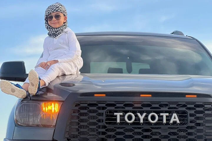 Desert Safari with 4x4 Dune Bashing Camel Ride Sand Boarding