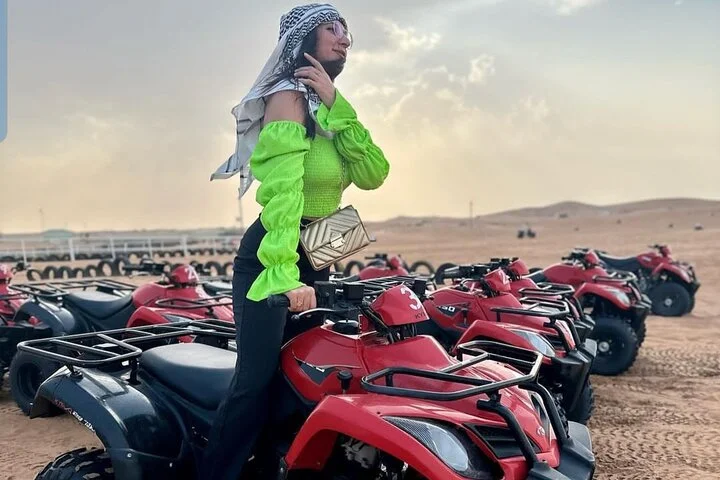 Desert Safari with 4x4 Dune Bashing Camel Ride Sand Boarding