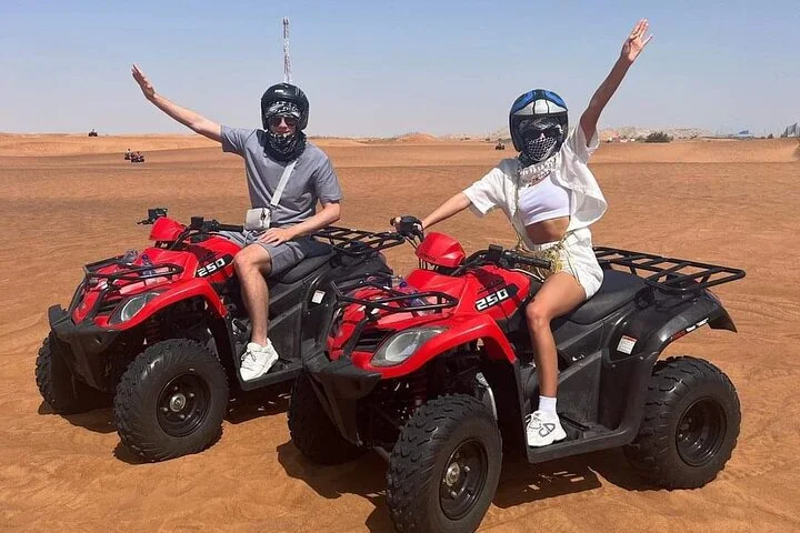 Desert Safari with 4x4 Dune Bashing Camel Ride Sand Boarding