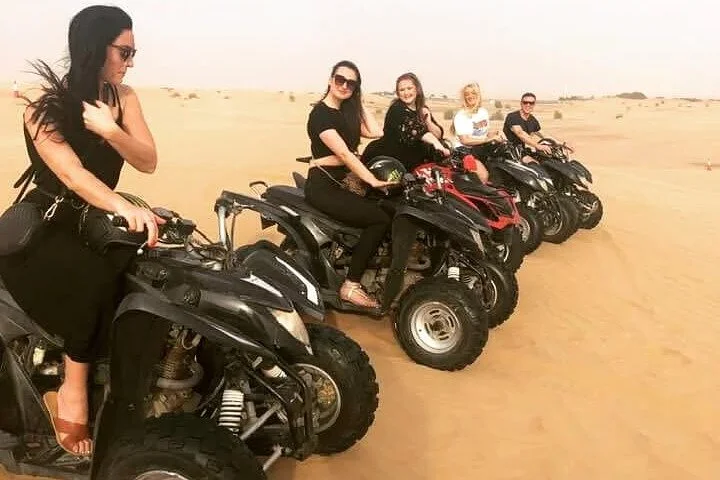 Desert Safari with 4x4 Dune Bashing Camel Ride Sand Boarding