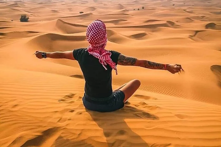 Desert Safari with ATV Bike Adventure BBQ and Live Show