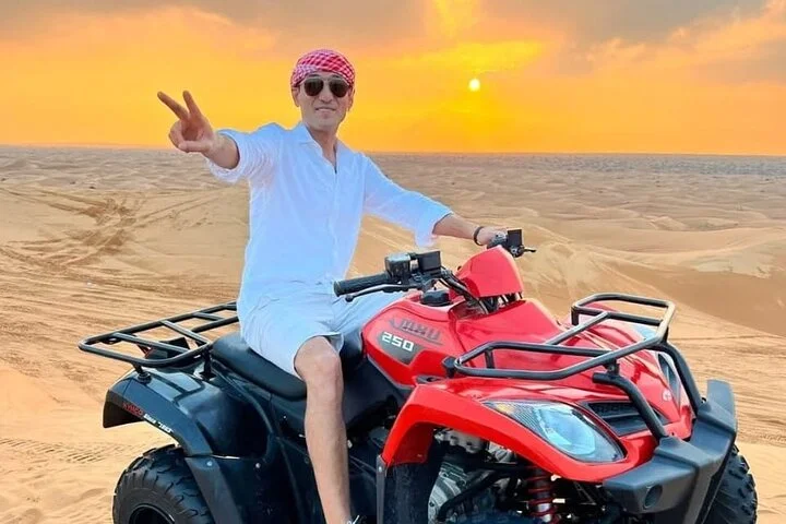 Desert Safari with ATV Bike Adventure BBQ and Live Show